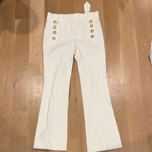 Derek Lam 10 Crosby Cream Trousers size 0